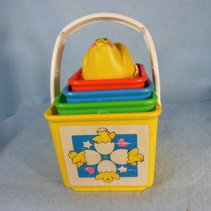 Vintage-Fisher Price-1988 Activity Blocks #1007