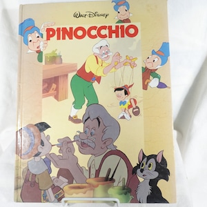Vintage--Walt Disneys--Pinocchio--Hard Back Book