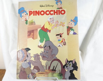 Vintage--Walt Disneys--Pinocchio--Hard Back Book