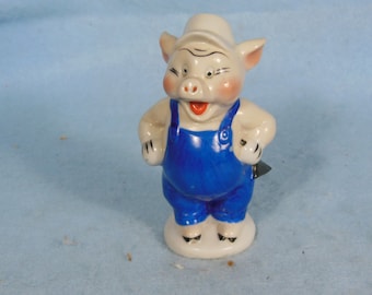 Portaspazzolino vintage-Walt Disney-Uno dei 3 maiali
