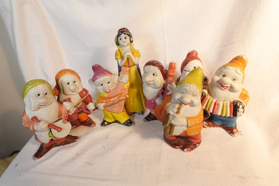 ディズニー Disney 7人の小人 年代物 ヴィンテージ品 ディズニー 七人の小人 ぬいぐるみ 20センチ レトロ
