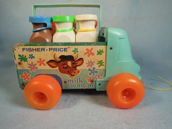 fisher price milk wagon