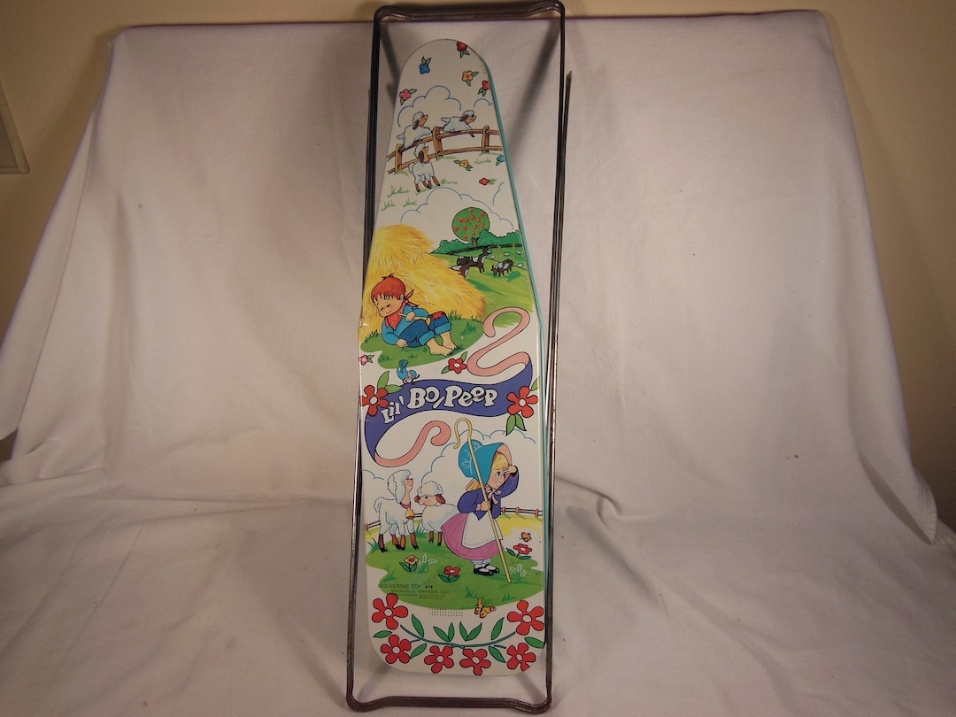 Vintagechilds Metal Folding Ironing Boardlittle Bo Peepwolverine Etsy