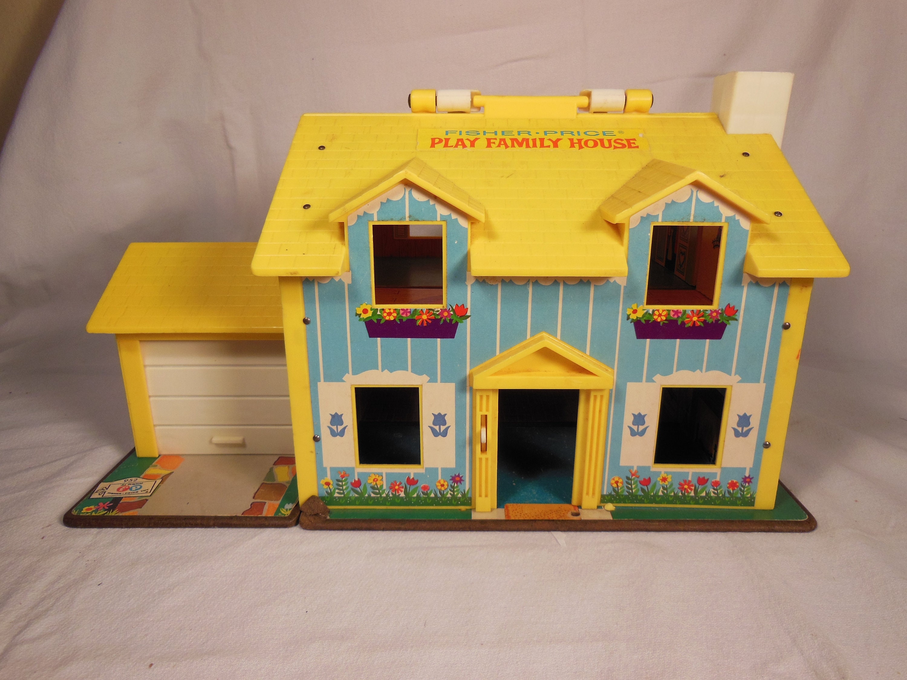 Entertainment Brood Sleutel Vintage-fisher Price-1969-only-play Family-house 952 - Etsy