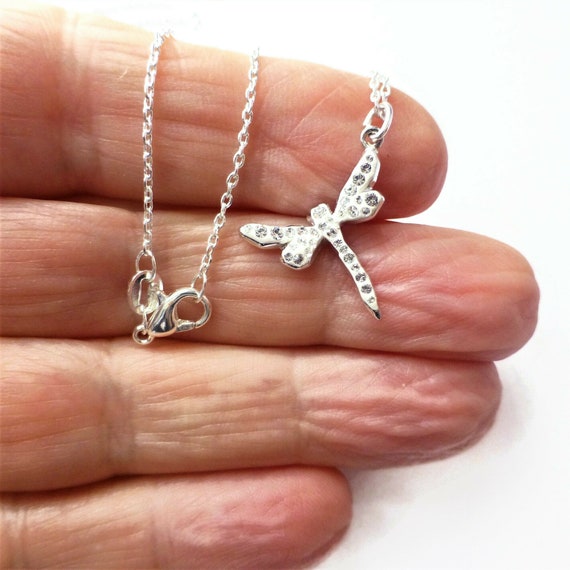Dragonfly pendant clearance with swarovski