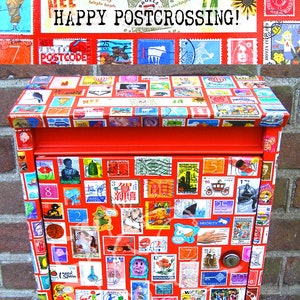 El' Papel ansichtkaart brievenbus „Happy Postcrossing”