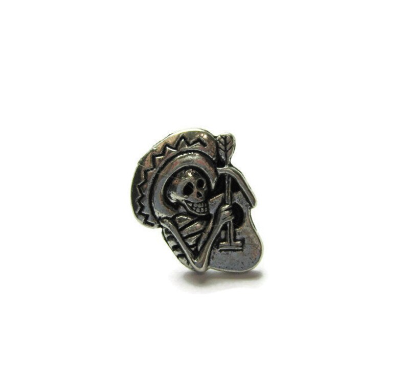 Skull Pin Sugar Skull Tie Pin Sugar Skull Tie Tack Skull Jewelry Skull Tie Tack Skull Tie Pin Skeleton Tie Pin Skeleton Tie Tack