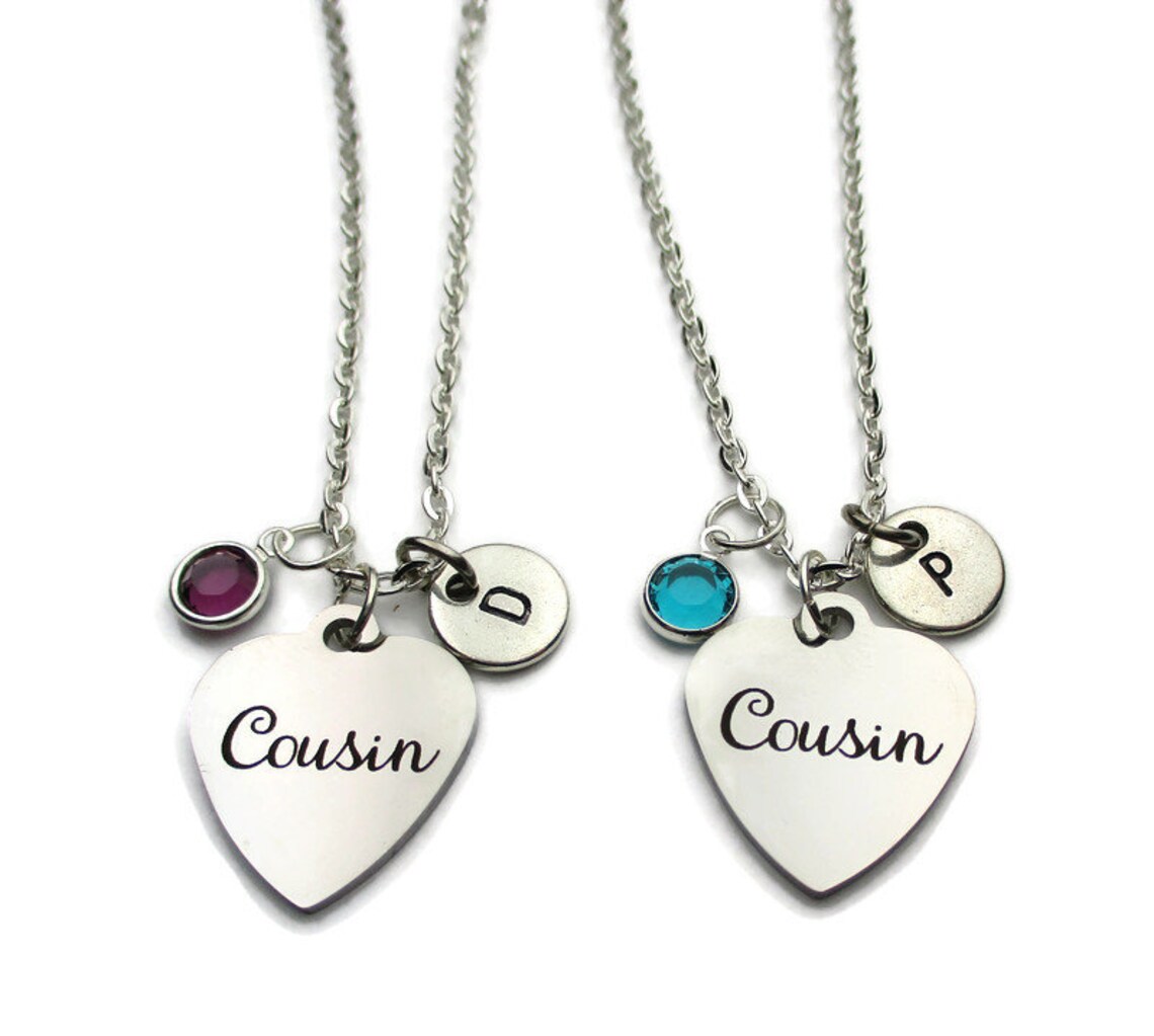 Gift For 2 Cousins 2 Cousins Necklaces Matching Necklaces Etsy