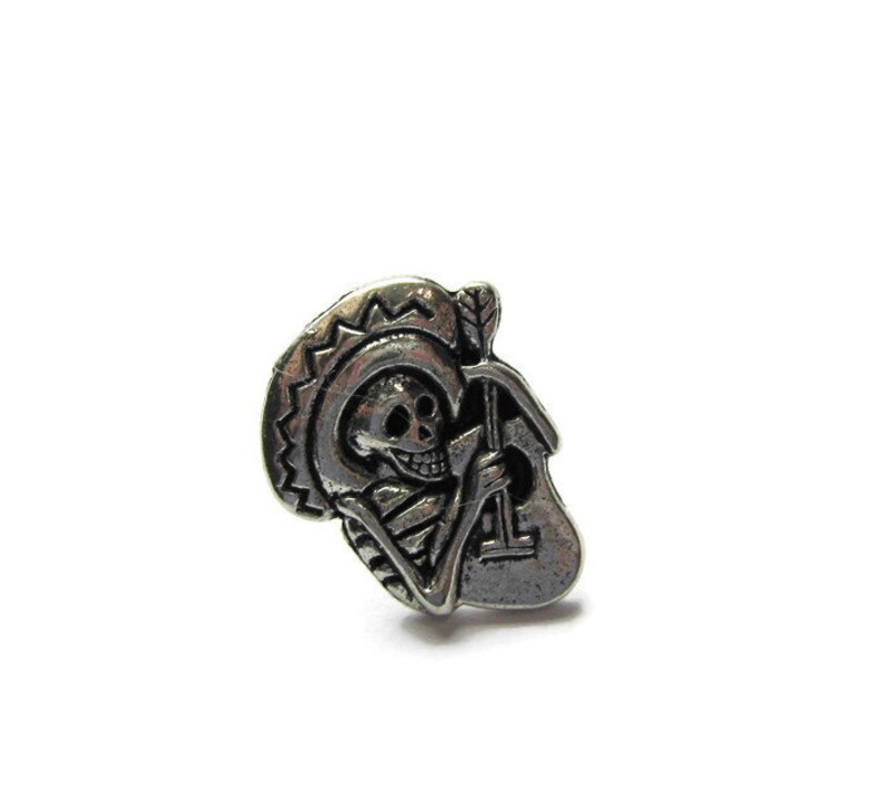 Skull Pin Sugar Skull Tie Pin Sugar Skull Tie Tack Skull Jewelry Skull Tie Tack Skull Tie Pin Skeleton Tie Pin Skeleton Tie Tack