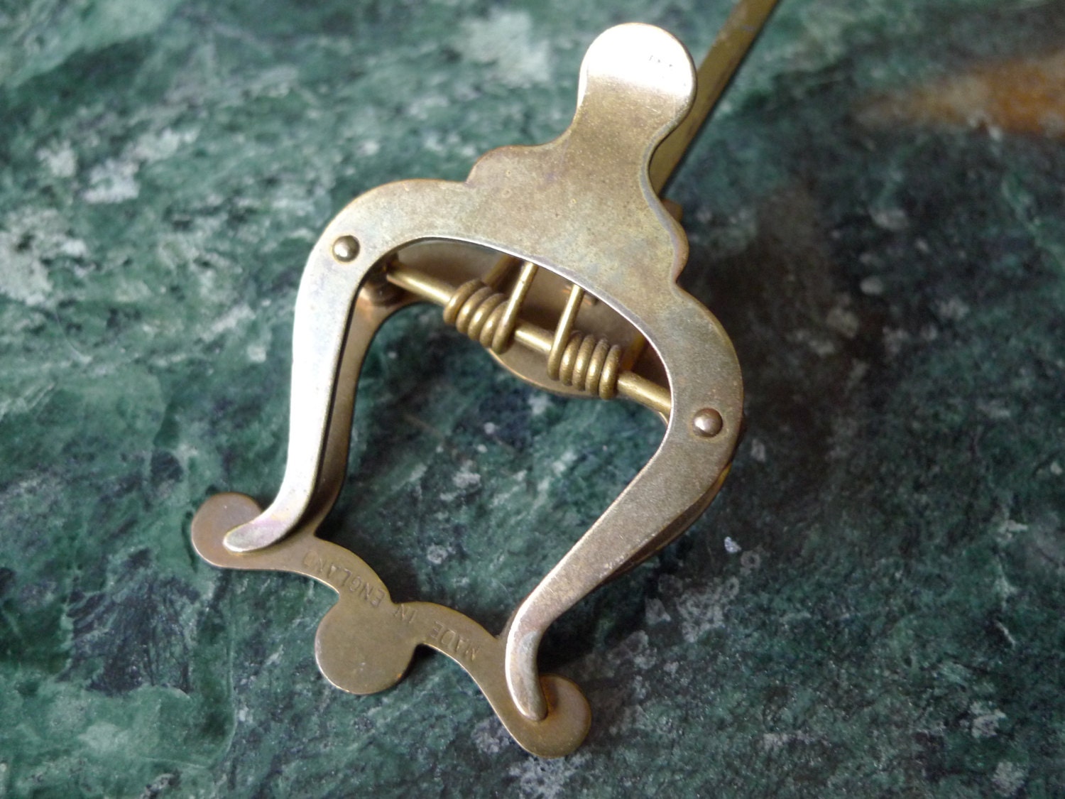 Antique Brass Harp Marching Band Sheet Music Holder Wire Etsy