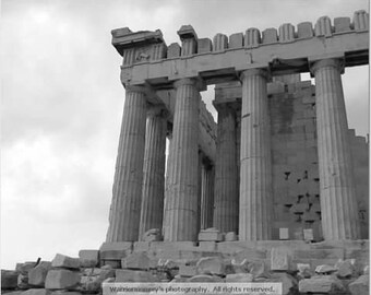 Athens Parthenon in Black & White