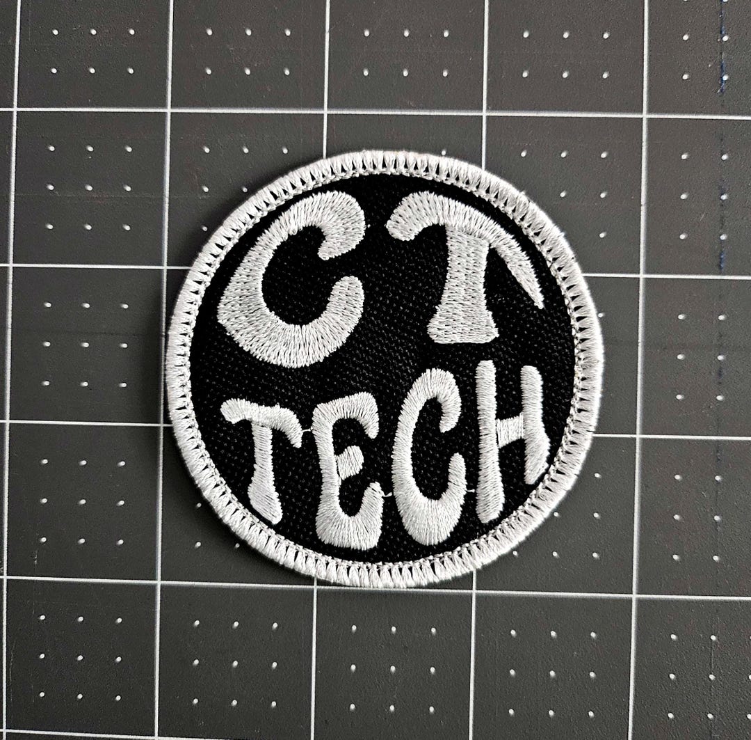 Ct Tech Sign CT TECH Iron on Embroidered PATCH - Etsy