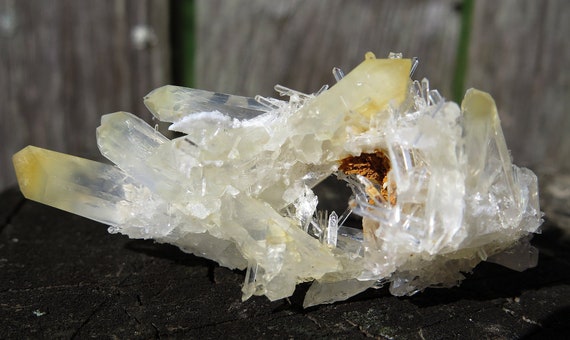 Mango quartz, Halloysite included cluster. Boyaca, Colombia 28.3 grams 2.75 inch