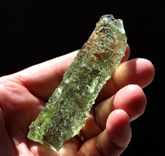 Gem Beryl var. Heliodor. Volodarsk- Volynskii, Zhytomyr Oblast' Ukraine 81.09 gram. With custom routed base