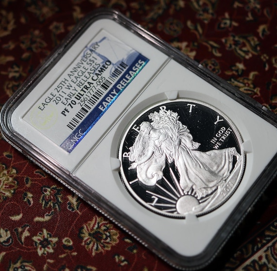 2011 W American Silver Eagle 1 Coin NGC PF 70 25th Anniversary Ultra Cameo Early Releases