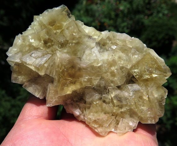 Pristine. No damage Fluorite. Lemon Meringue Pocket, Lady Annabella mine, Eastgate, Weardale Co., Durham, England. 4 1/8 inch