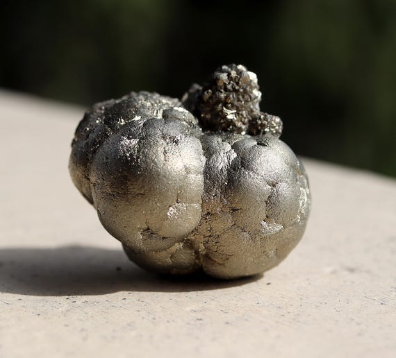 Botryoidal Pyrite from a small find in Le Cap Blanc-Nez, Pas-de-Calais, France. Direct from the mine owner