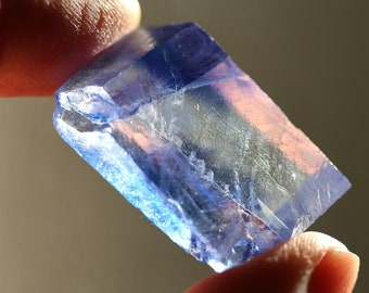 Blue Halite crystal from the Kerr McGhee Mine, Carlsbad Potash District in New Mexico, USA