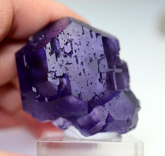 Classic Tanzanite Fluorite. Yongchun Co., Quanzhou, Fujian, China. Ex Don Olson collection