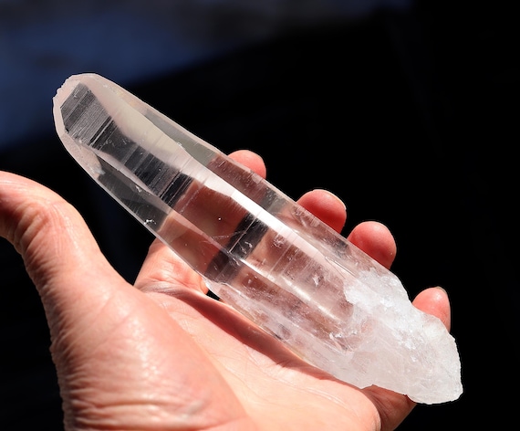 Natural Lemurian Seed Crystal 363 grams. 6.75 inch. Serra Do Cabral & Bahia region of Brazil.