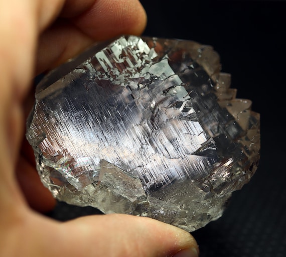 Quality icy clear Quartz Gwindel from the Sidelenglacier, Switzerland