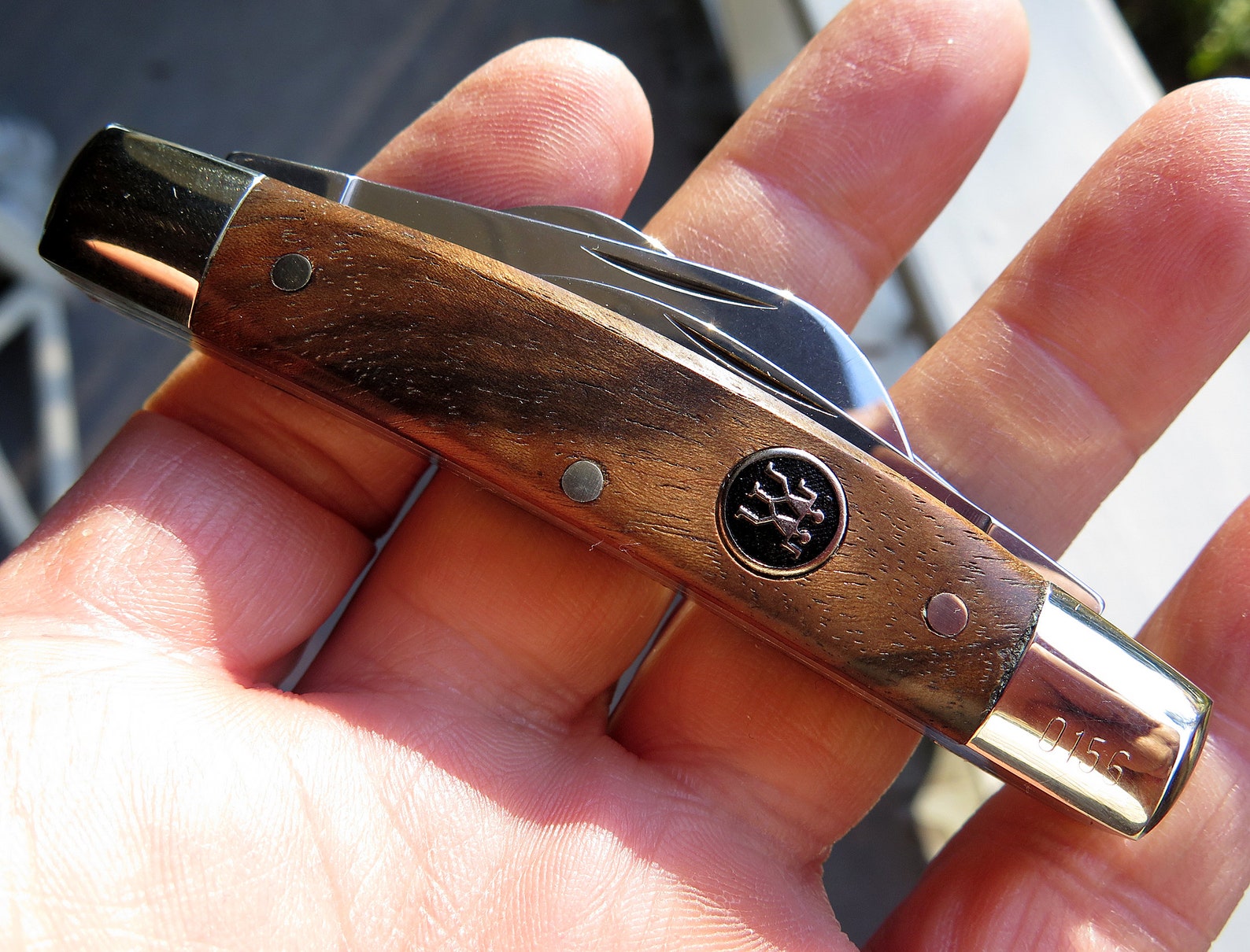 J. S. Henckels Gunstock Walnut Wood Handle Congress Knife. New Etsy