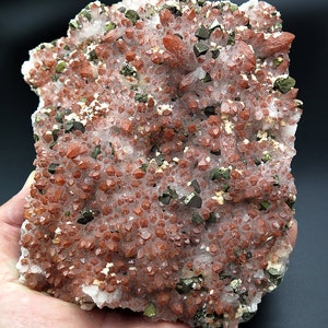 6 pound 5 oz. Showy Hematite Quartz with Chalcopyrite and Dolomite