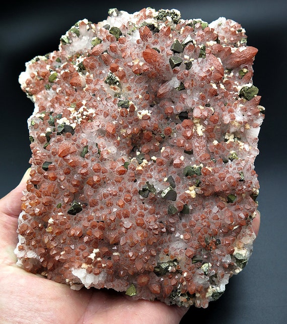 6 pound 5 oz. Showy Hematite Quartz with Chalcopyrite and Dolomite