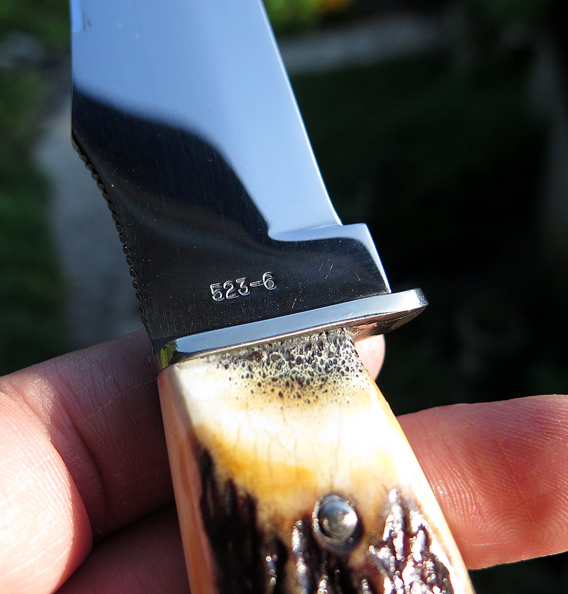 Older Case XX USA Fixed Blade Knife 196569 Era 5236. Really Nice Stag
