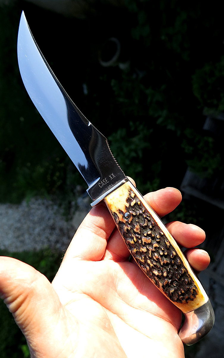 Older Case XX USA Fixed Blade Knife 196569 Era 5236. Really Nice Stag