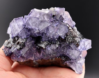 Outstanding Fluorite with Sphalerite from the Elmwood Mine, Carthage, Smith County, Tennessee, USA