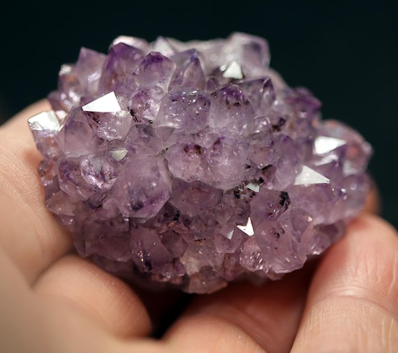 Amethyst knob. Uruguay. Self stands on edge