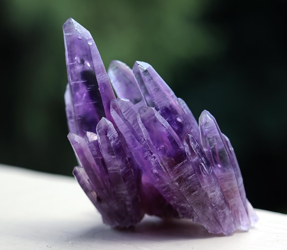 Perfect Quartz var. Amethyst. La Sorpresa Mine, Amatitlán, Guerrero, Mexico 7.5 × 5.0 × 3.7 cm pristine condition.