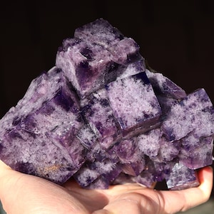 Purple Fluorite Specimen: Lady Annabella Mine, England (6.5 inch)
