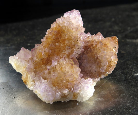 Spirit Cactus amethyst quartz. Boekenhoutshoek area, Mkobola, Nkangala District, Mpumalanga, Rep South Africa 3 inch