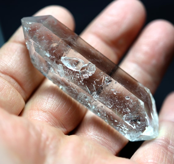 Self mined Doubly Terminated quartz. I Me Mine, Jessieville, Garland Co., Arkansas, USA