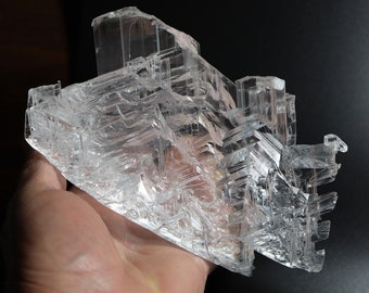 Complex Selenite crystal from The Naica Mine of Chihuahua, Mexico. 6.75 inch across