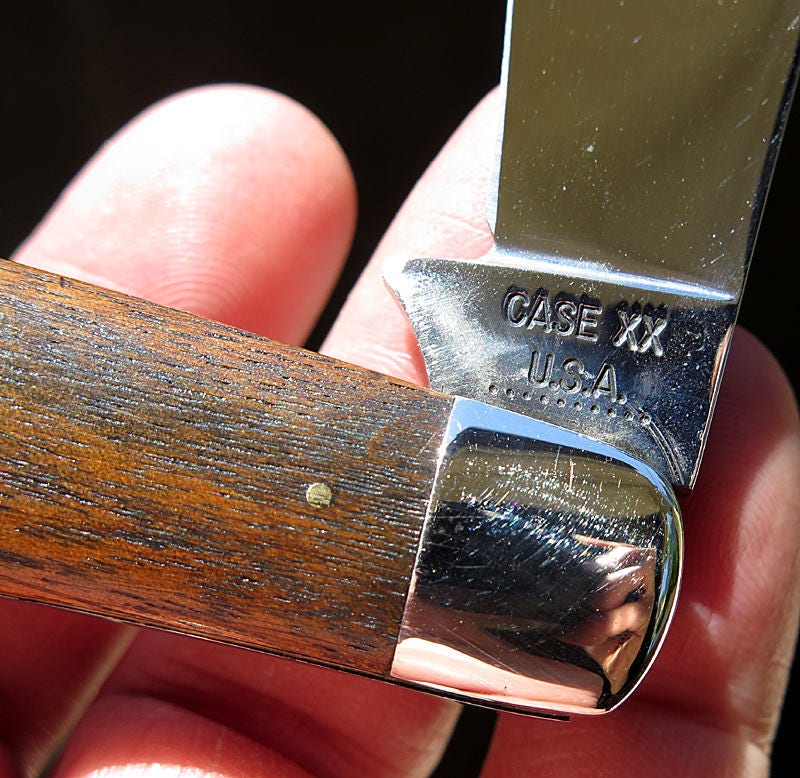 Unused 10 dot 1970 Case XX Hawkbill Pocket knife Pattern 11011 Mint