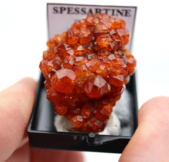 Bright Spessartine Garnet. Tongbei, Yunxiao Co., Zhangzhou, Fujian, China