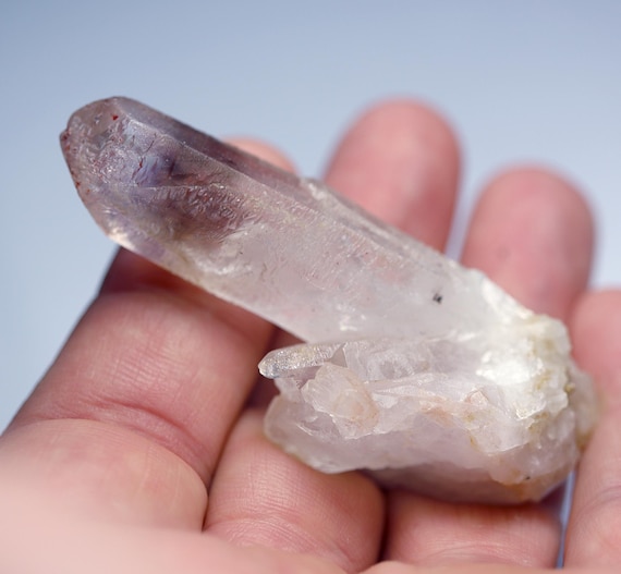 37.7 Gram Etched Smoky Quartz Brandberg with Hematite. Goboboseb Namibia