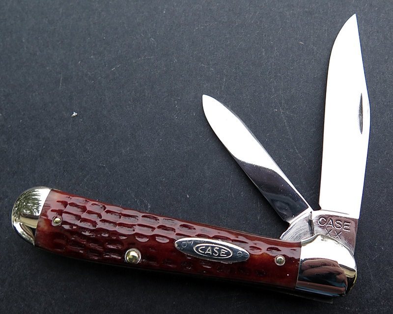 Vintage 1940's Case XX Red bone Copperhead Knife 6249 Mint