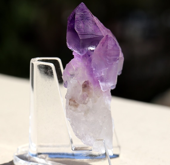 Excellent Quartz var. Amethyst scepter crystals. Sar-e-Sang, Kuran wa Munjan District, Badakhshan, Afghanistan