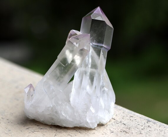 Amethyst scepter group from the Purple Hope Claim, Spruce Ridge, Washington, USA