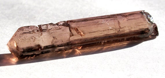 10 carat Gem etched Tourmaline from Baixão claim, Taquaral, Itinga, Minas Gerais, Brazil