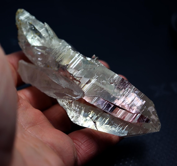 Quality icy clear Tessin habit Quartz from Binntal, Switzerland