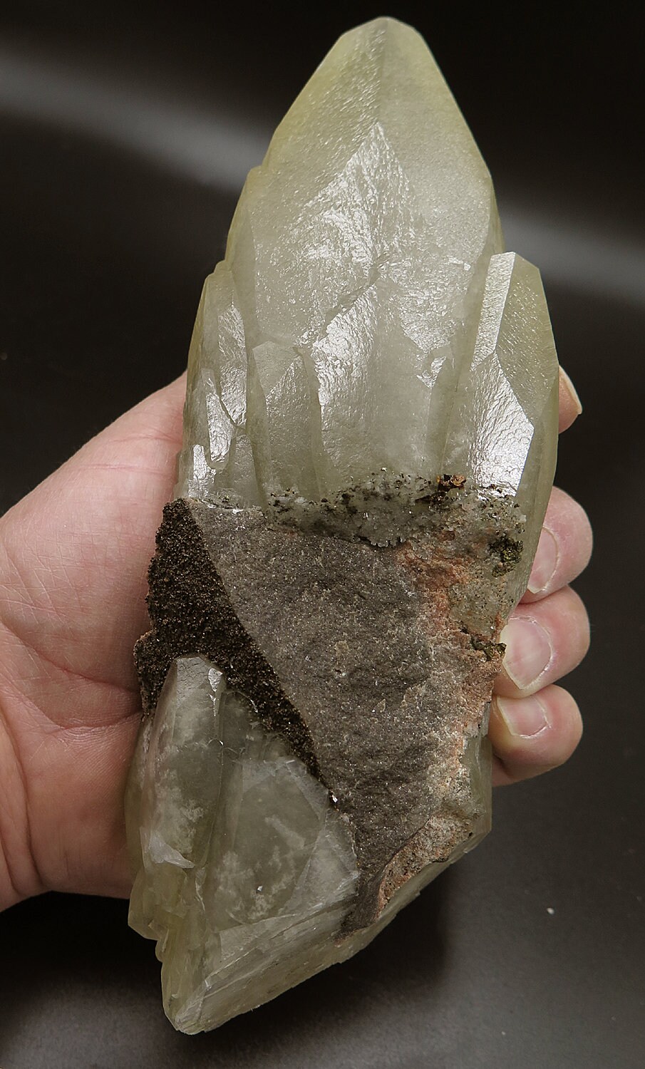 A Classic 8 inch Phantom Calcite complete all around with perfect