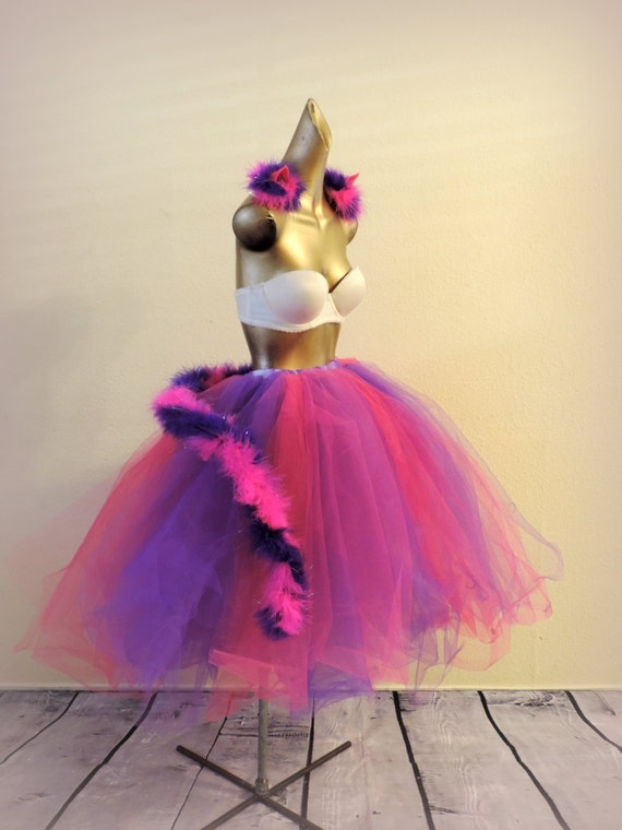 Cheshire Cat costume Halloween costume adult tutu rave raver Etsy