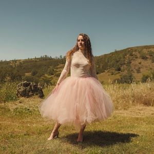 womens pink tutu dress Bubblegum Pink Tulle Maxi Skirt Small / Pink