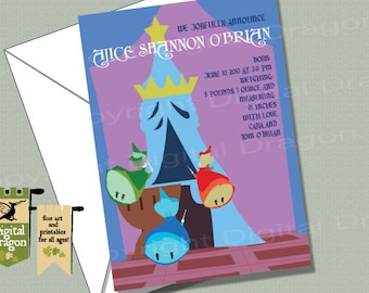 Custom Disney Princess Birth Announcement (girl)