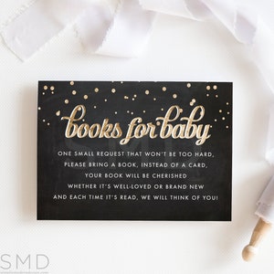 nieuwjaarsboeken voor baby-inzet, eerste babybibliotheek, december babyshower, gouden confetti, nieuwjaarsonthulling, instant download, 4 x 3, NYGR
